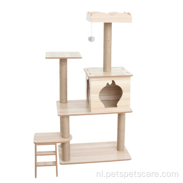 Cat klimframe huizen condos kat scratcher boom